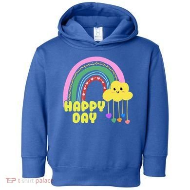 Happy Day Retro 80s Sunshine Toddler Hoodie