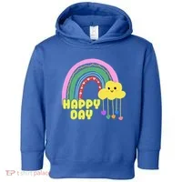 Happy Day Retro 80s Sunshine Toddler Hoodie thumb 0