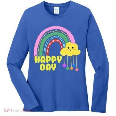 Happy Day Retro 80s Sunshine Women's Long Sleeve Shirt