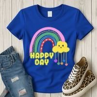 Happy Day Retro 80s Sunshine Women's T-Shirt thumb 3