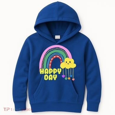 Happy Day Retro 80s Sunshine Kids Hoodie