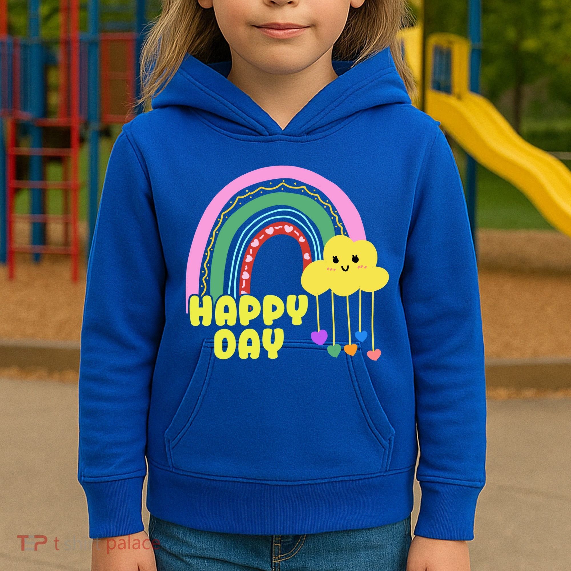 Happy Day Retro 80s Sunshine Kids Hoodie