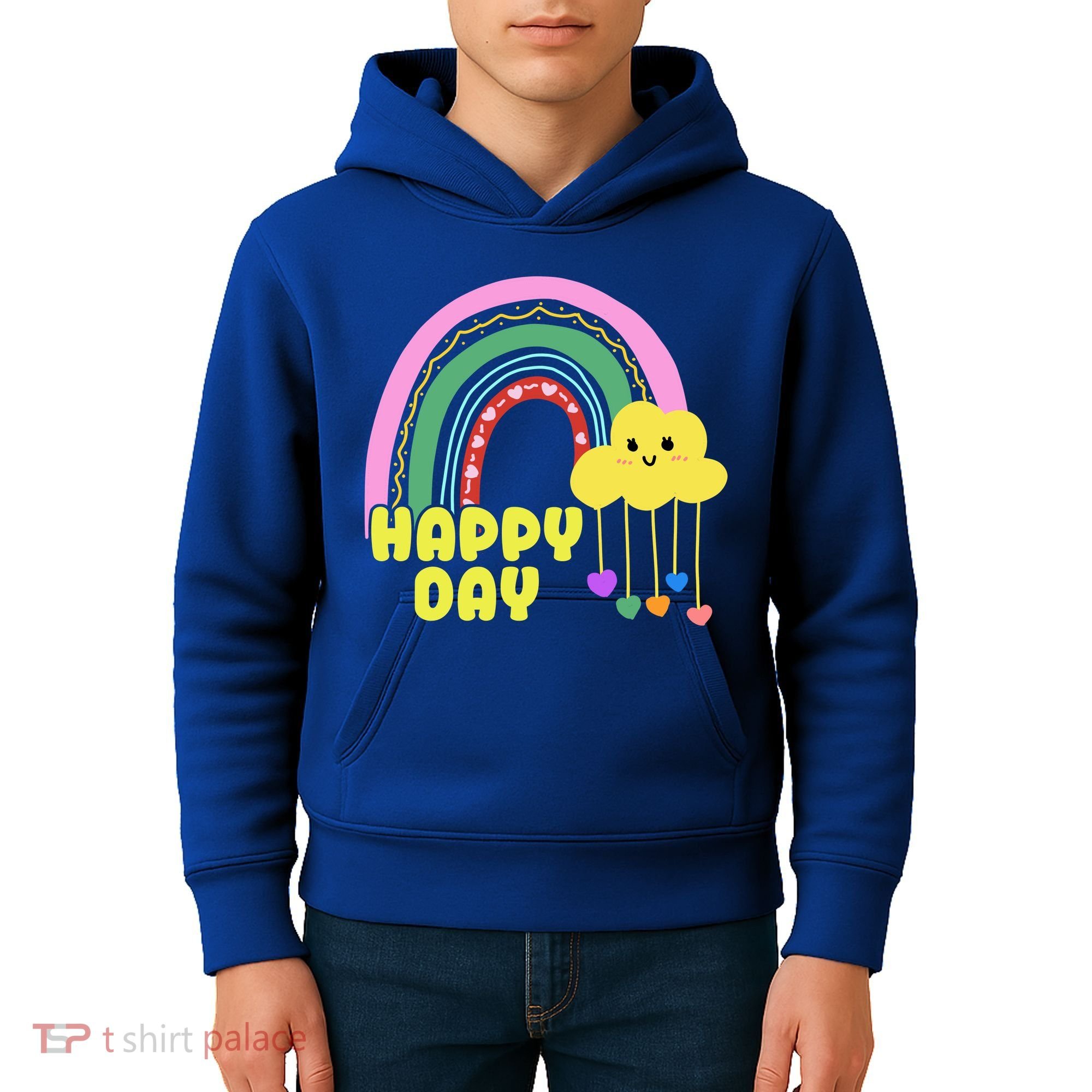 Happy Day Retro 80s Sunshine Kids Hoodie