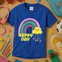 Happy Day Retro 80s Sunshine Kids T-Shirt thumb 3