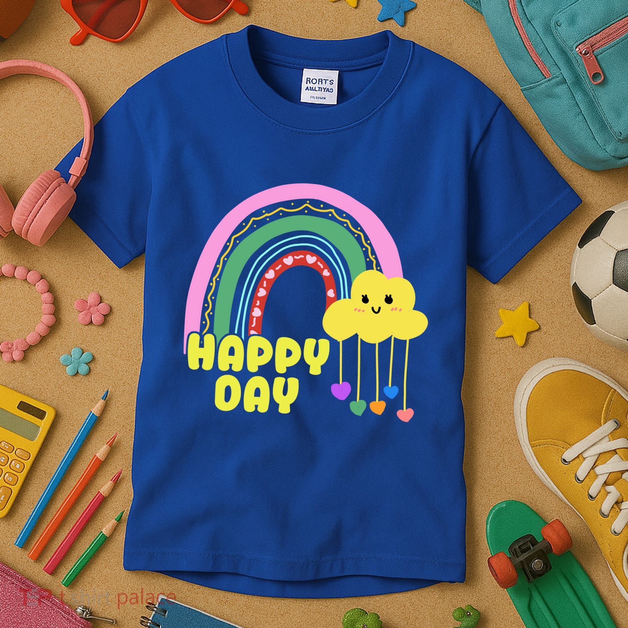 Happy Day Retro 80s Sunshine Kids T-Shirt