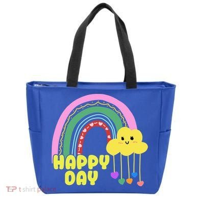 Happy Day Retro 80s Sunshine Tote Bag