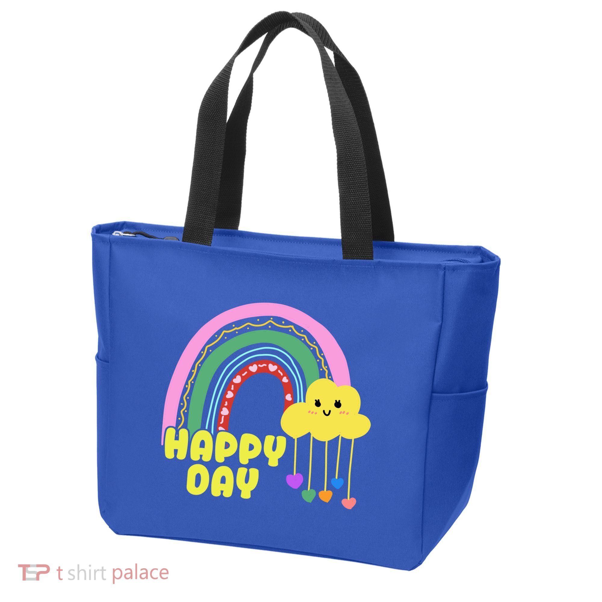 Happy Day Retro 80s Sunshine Tote Bag