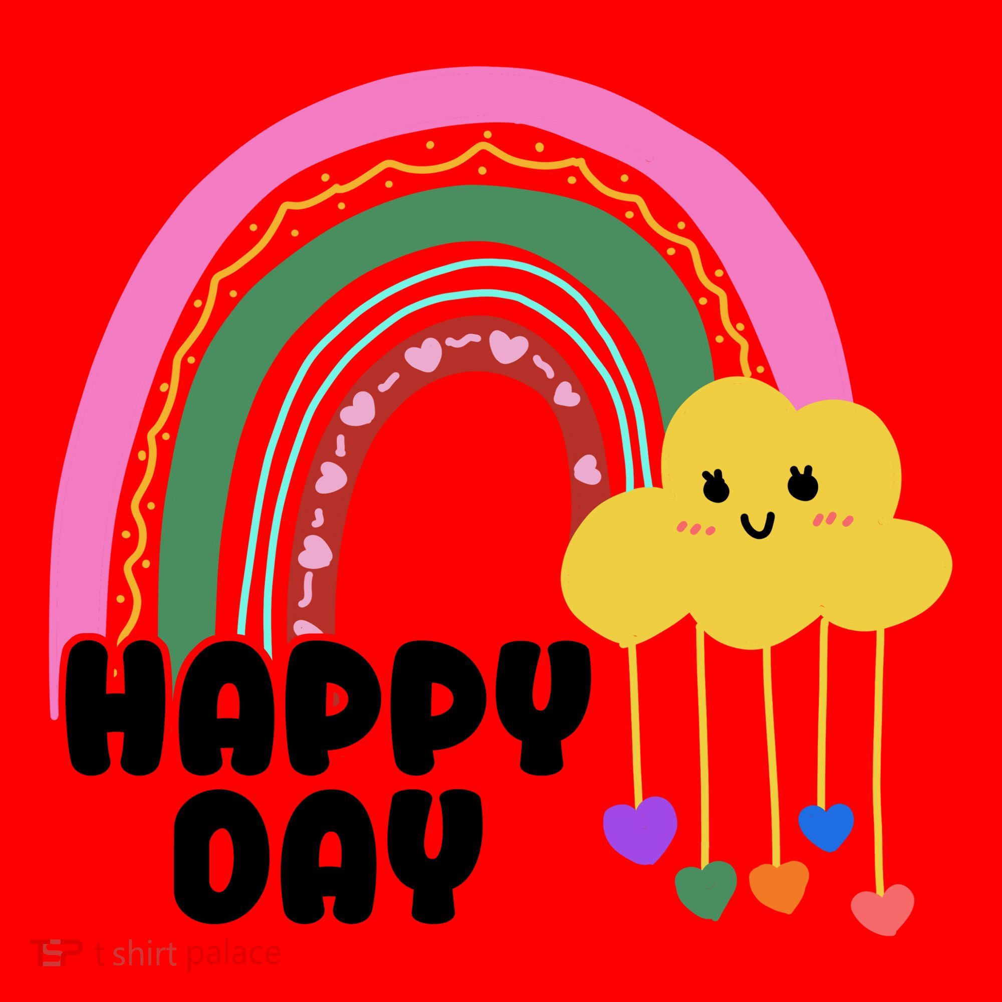 Happy Day Retro 80s Sunshine Santa Hat