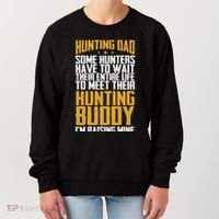 Hunting Dad Some Hunters Have To Wait Hunting Father Gift Women's Sweatshirt thumb 0