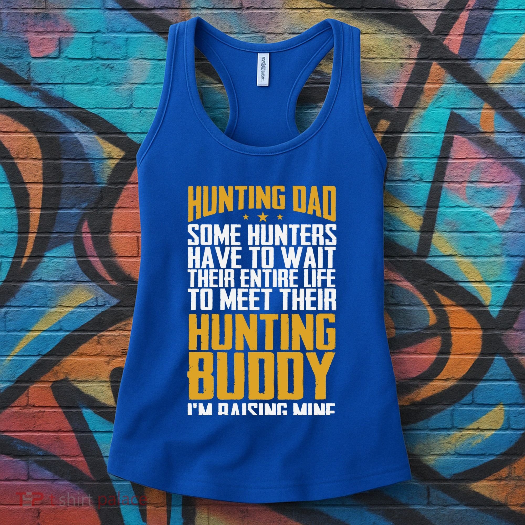 Hunting Dad Some Hunters Have To Wait Hunting Father Gift Women's Tank Top