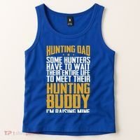 Hunting Dad Some Hunters Have To Wait Hunting Father Gift Tank Top thumb 2