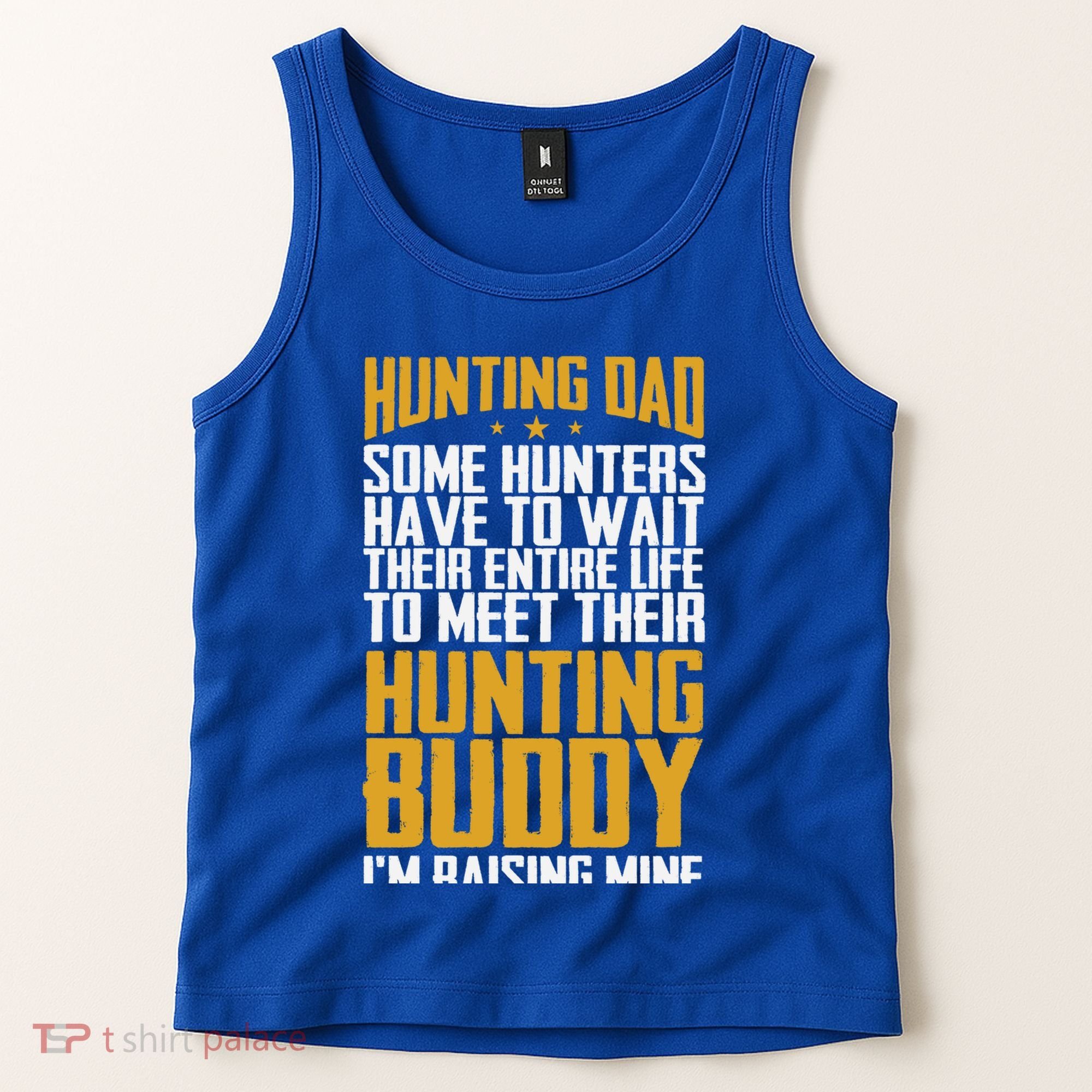 Hunting Dad Some Hunters Have To Wait Hunting Father Gift Tank Top