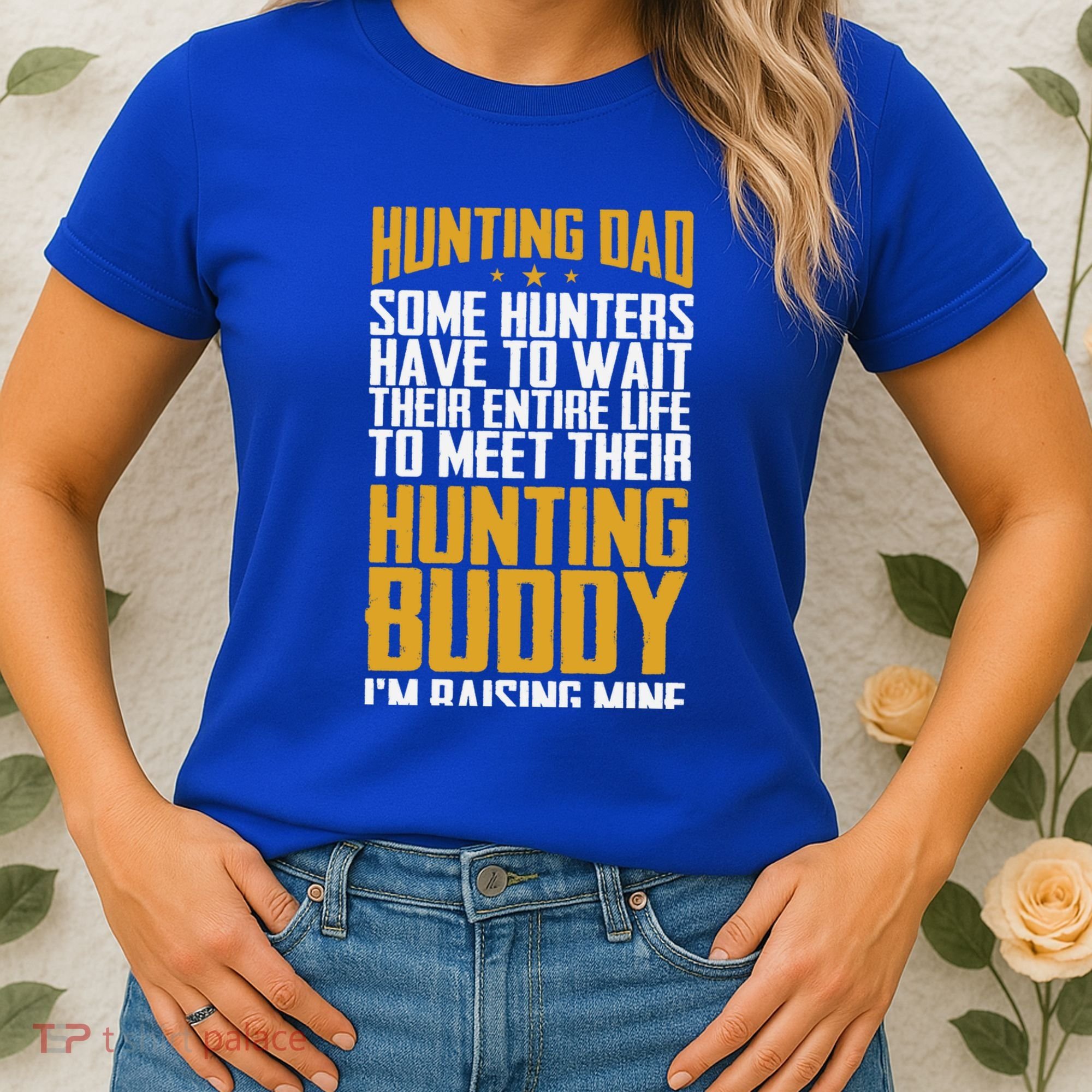 Hunting Dad Some Hunters Have To Wait Hunting Father Gift Women's T-Shirt