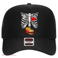 Halloween Dad Skeleton Pregnancy Hamburger Fries Xray Funny Hat thumb 0