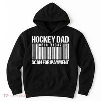 Hockey Dad Scan For Payment Barcode Hockey Dad Hoodie thumb 0