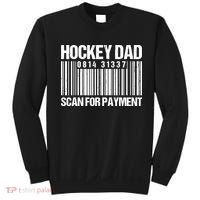 Hockey Dad Scan For Payment Barcode Hockey Dad Sweatshirt thumb 0