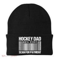 Hockey Dad Scan For Payment Barcode Hockey Dad Beanie thumb 0