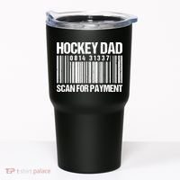 Hockey Dad Scan For Payment Barcode Hockey Dad Tumbler thumb 0