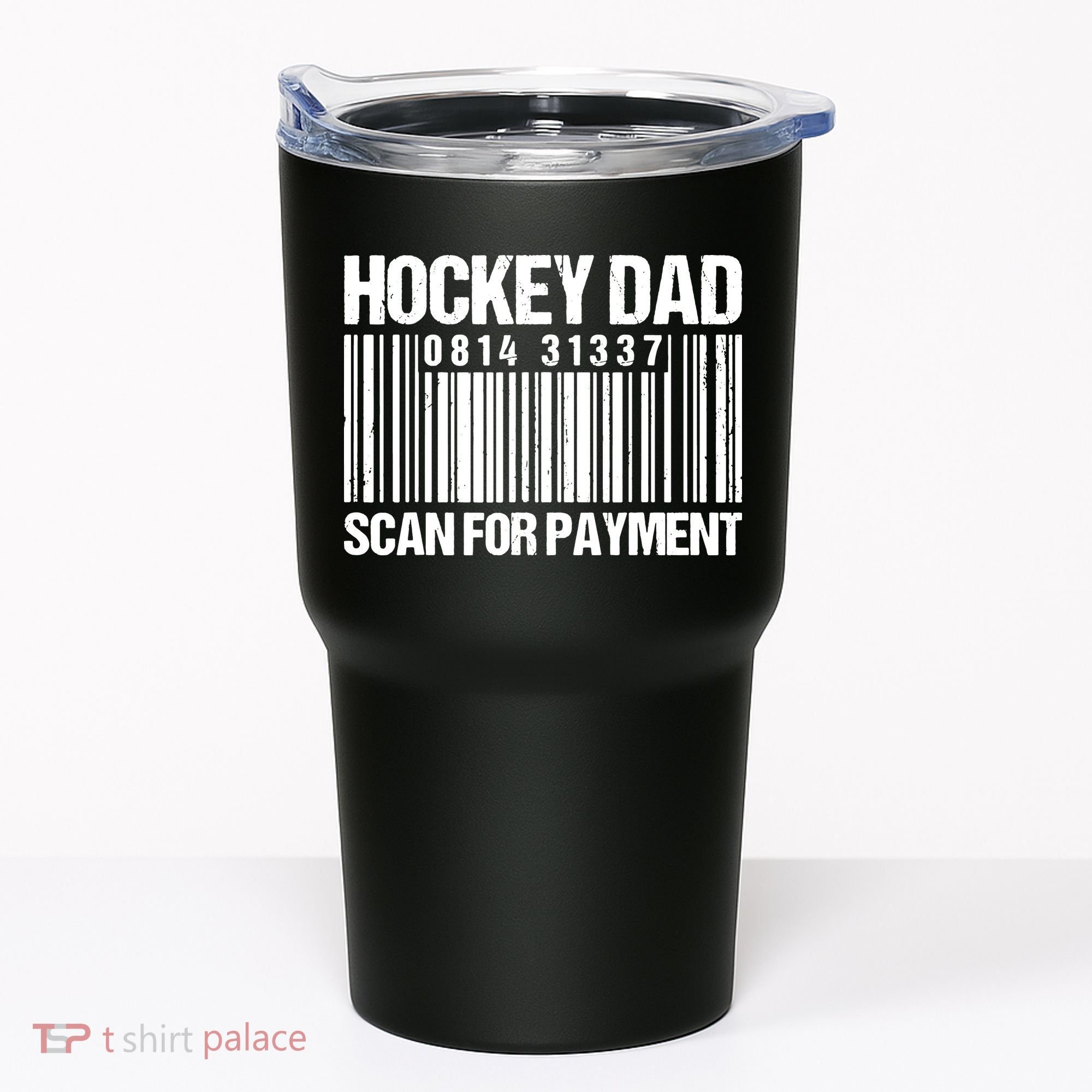 Hockey Dad Scan For Payment Barcode Hockey Dad Tumbler