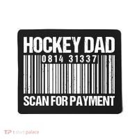 Hockey Dad Scan For Payment Barcode Hockey Dad Mousepad thumb 0