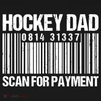 Hockey Dad Scan For Payment Barcode Hockey Dad Mousepad thumb 1