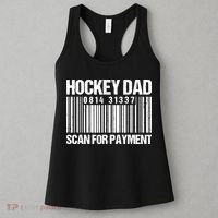 Hockey Dad Scan For Payment Barcode Hockey Dad Women's Tank Top thumb 3