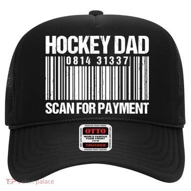 Hockey Dad Scan For Payment Barcode Hockey Dad Hat
