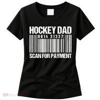 Hockey Dad Scan For Payment Barcode Hockey Dad Women's T-Shirt thumb 0