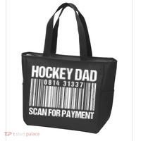 Hockey Dad Scan For Payment Barcode Hockey Dad Tote Bag thumb 3