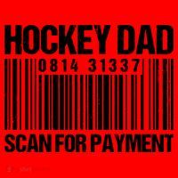 Hockey Dad Scan For Payment Barcode Hockey Dad Santa Hat thumb 1
