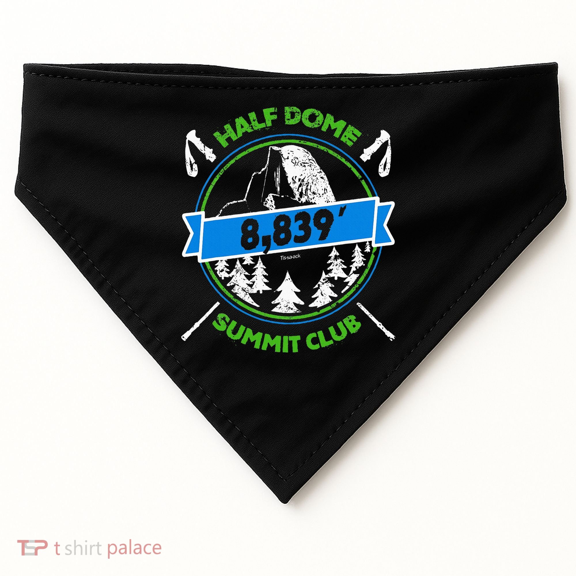 Half Dome Summit Club USA-Made Doggie Bandana