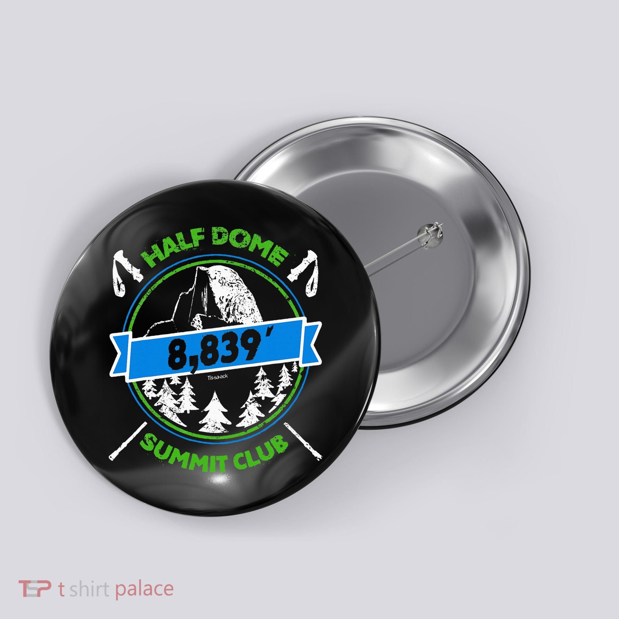 Half Dome Summit Club Button