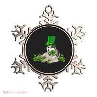 Husky Dog Shamrock St. Patrick's Day Saint Paddy's Irish Ornament thumb 0