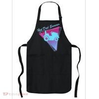 Hot Dad Summer Funny 80s Retro Riding Lawn Mower Apron thumb 0