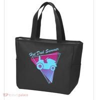 Hot Dad Summer Funny 80s Retro Riding Lawn Mower Tote Bag thumb 3