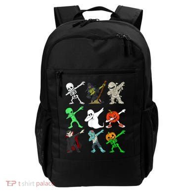 Halloween Dabbing Skeleton Witch And Monsters Backpack