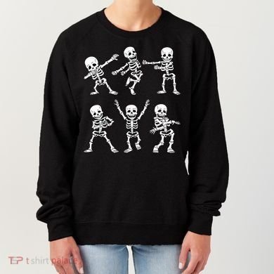 Halloween Dancing Skeletons Dance Challenge Women's Sweatshirt