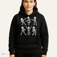 Halloween Dancing Skeletons Dance Challenge Hoodie thumb 5