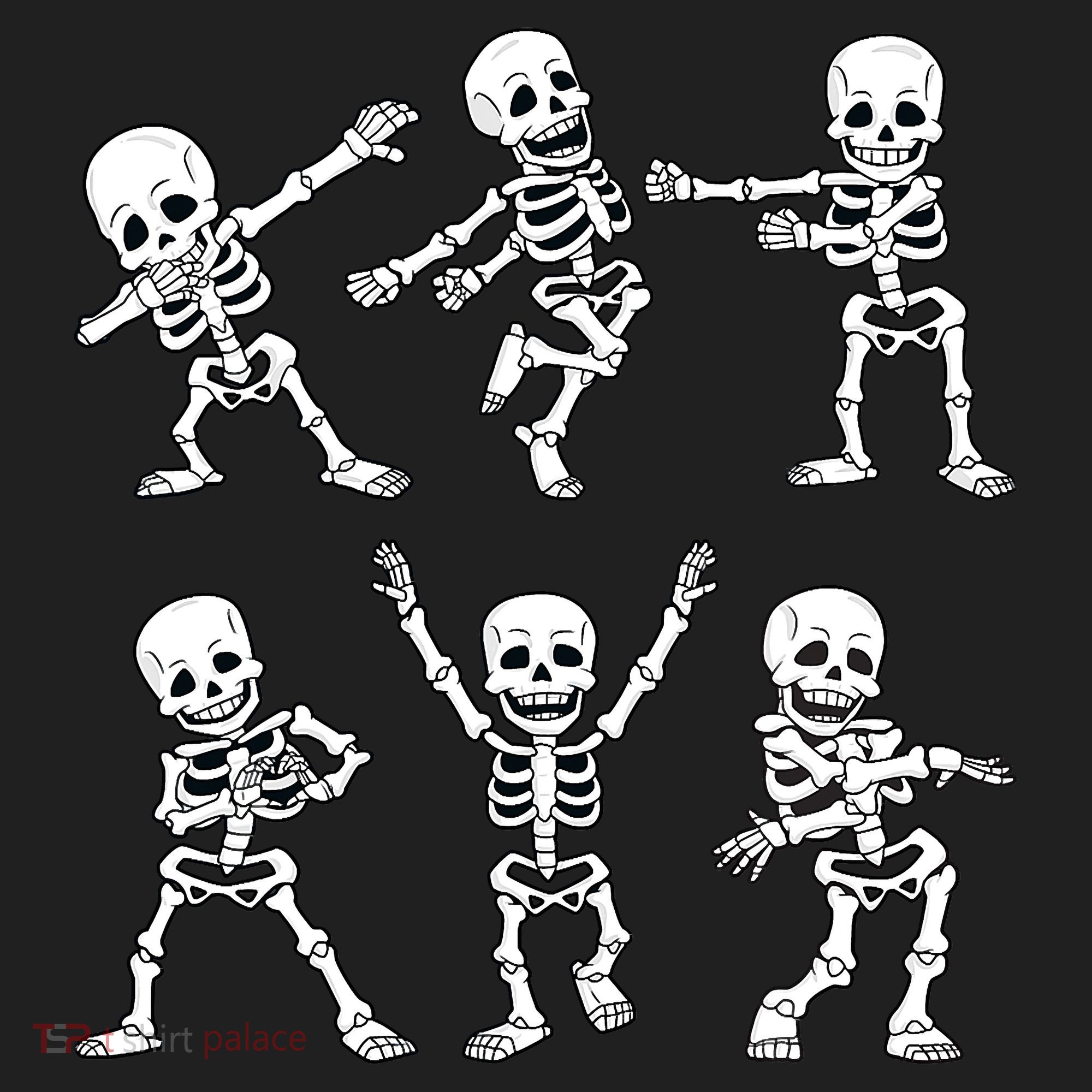 Halloween Dancing Skeletons Dance Challenge Beanie