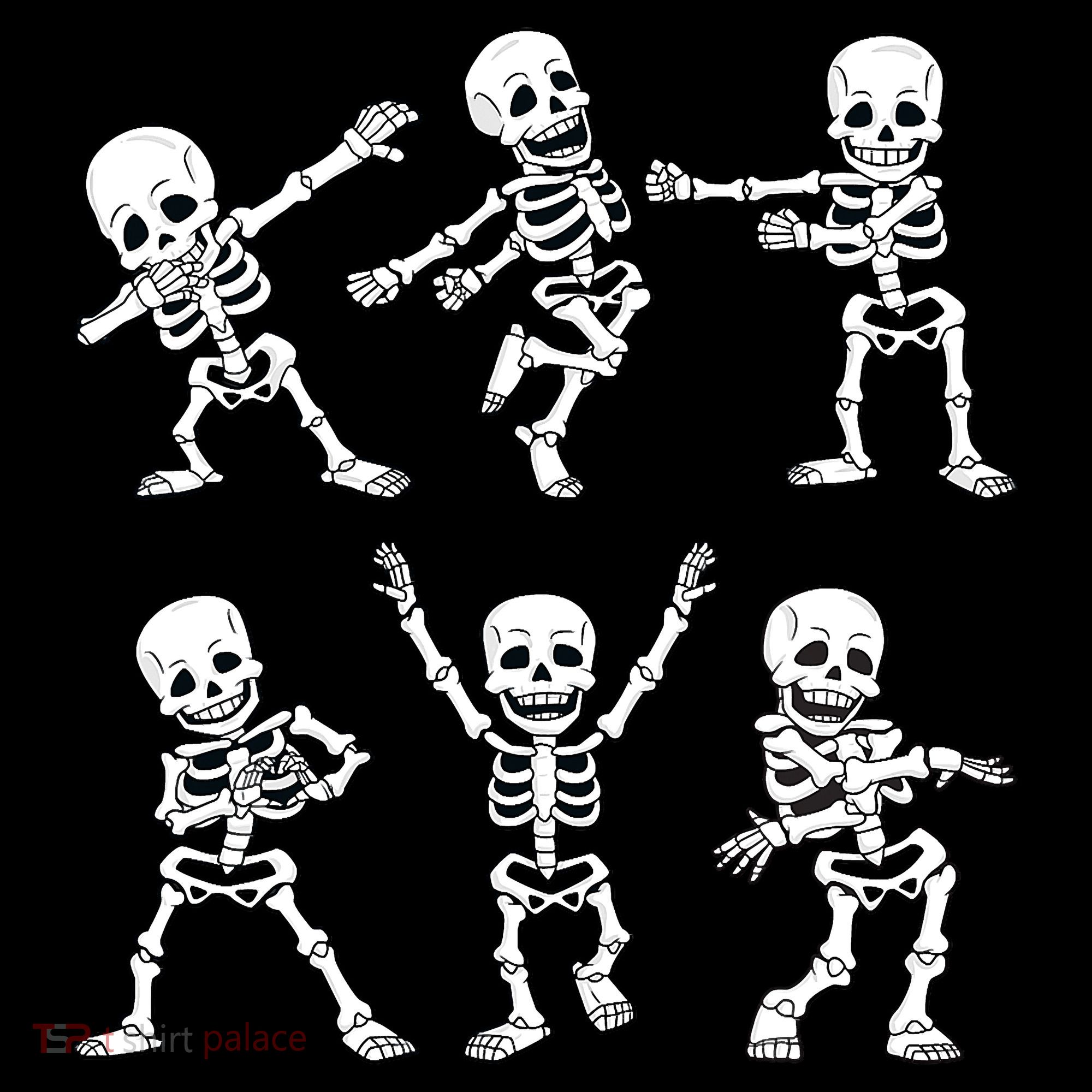 Halloween Dancing Skeletons Dance Challenge Tank Top