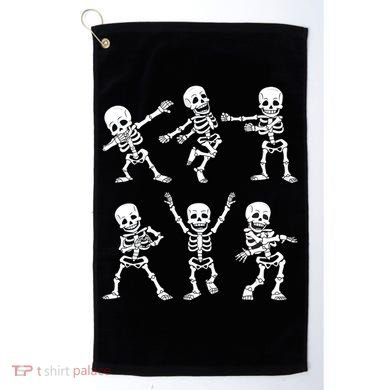 Halloween Dancing Skeletons Dance Challenge Golf Towel