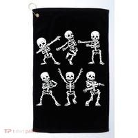 Halloween Dancing Skeletons Dance Challenge Golf Towel thumb 0