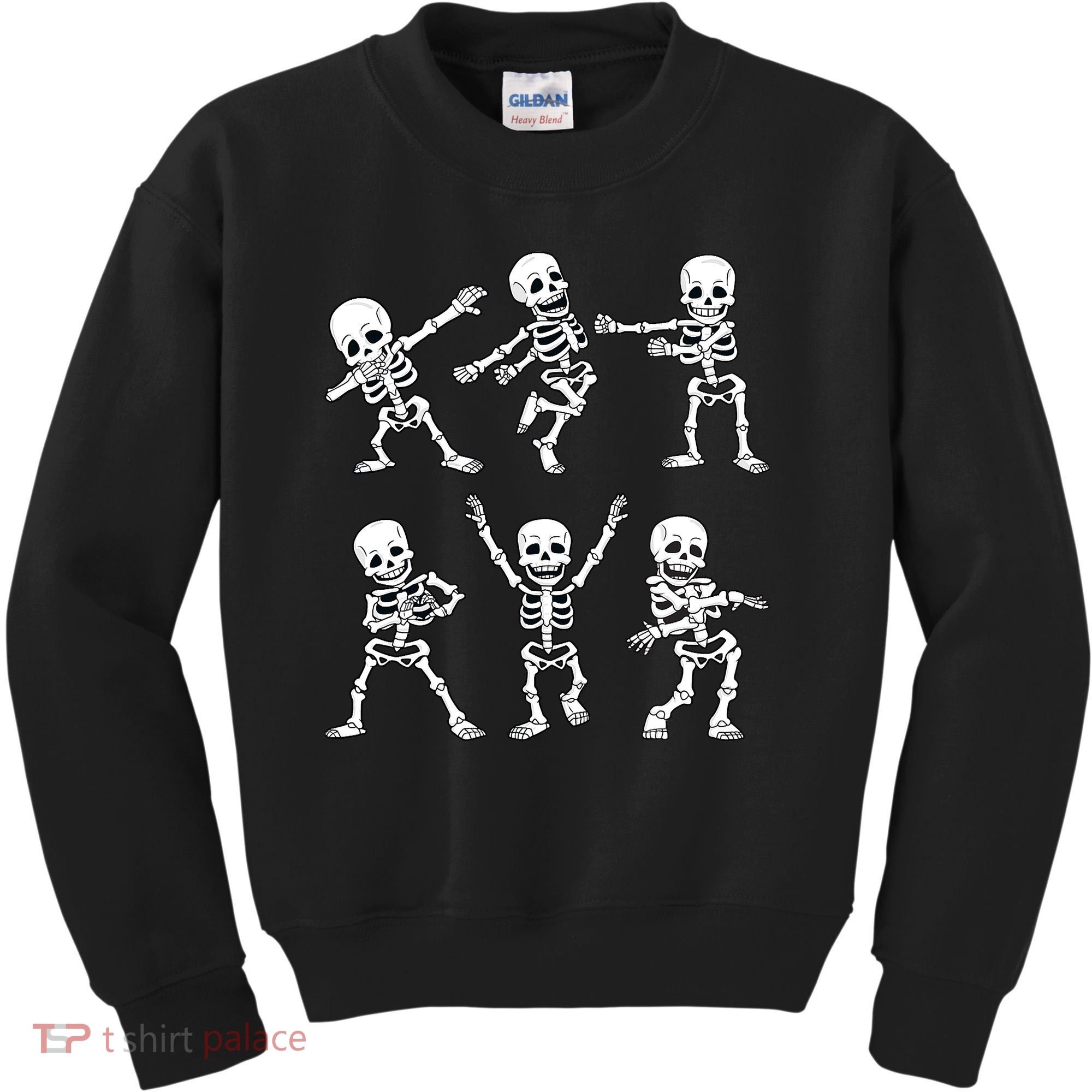 Halloween Dancing Skeletons Dance Challenge Kids Sweatshirt