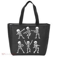 Halloween Dancing Skeletons Dance Challenge Tote Bag thumb 0