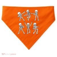 Halloween Dancing Skeletons Dance Challenge USA-Made Doggie Bandana thumb 0