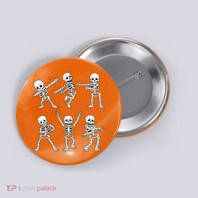Halloween Dancing Skeletons Dance Challenge Button