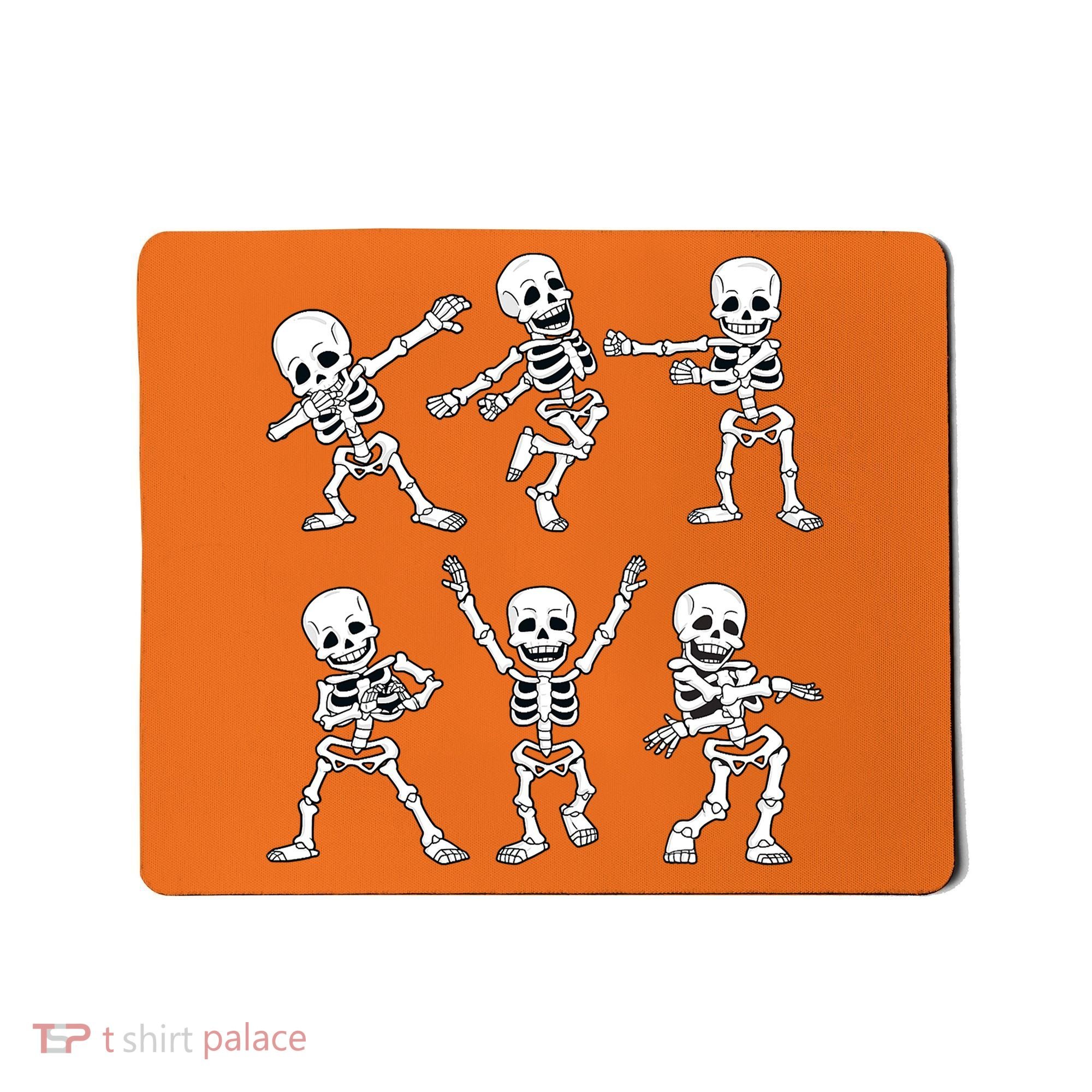 Halloween Dancing Skeletons Dance Challenge Mousepad