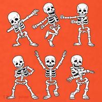 Halloween Dancing Skeletons Dance Challenge Visor thumb 3