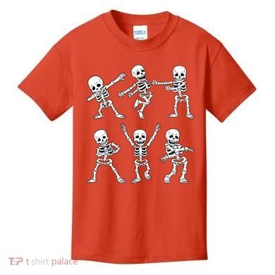 Halloween Dancing Skeletons Dance Challenge Kids T-Shirt