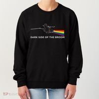 Halloween Dark Side Of The Broom Classic Rock Witch Women's Sweatshirt thumb 0